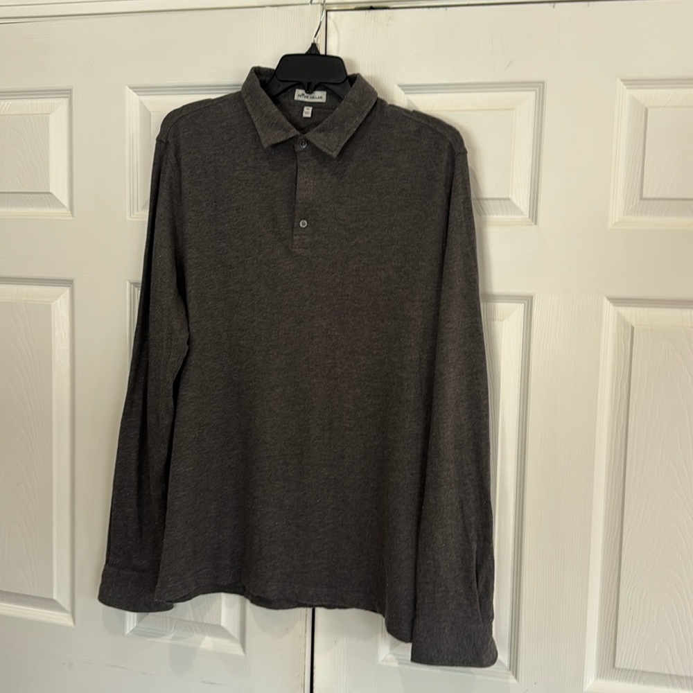 Mens Peter Millar LS polo, size XL.